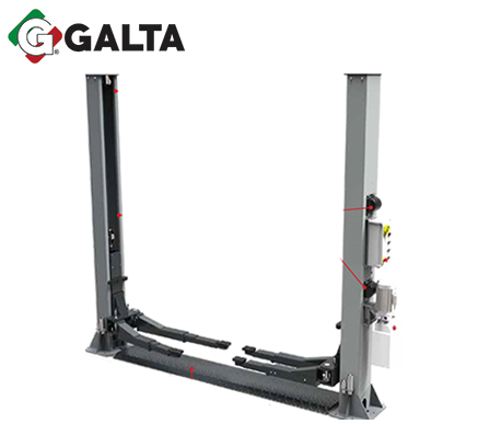 Elev. Electrohid. de 2 columnas sin base 4 ton. GT-TP 4.0 AIR (Gama Económica)